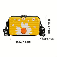 Floral Print Shoulder Bag Crossbody Bag for Shopping