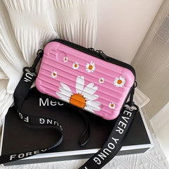 Floral Print Shoulder Bag Crossbody Bag for Shopping