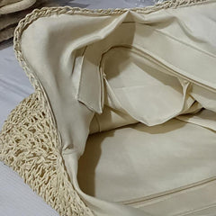 Straw Storage Bag Lightweight All Match Bag For Travel Beach