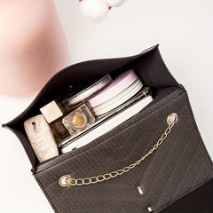 Mini Tassel Flap Metal Chain Crossbody Bag PU Leather Textured Bag Purse