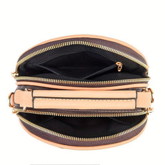 Cat Shape Pendant Shoulder Bag Double Zipper Top Handle Handbag