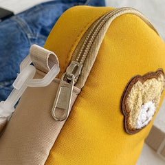 Plush Bear Decor Crossbody Bag Soft Cell Phone Bag