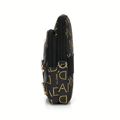 Vintage Pattern Shoulder Bag Classic Zipper Phone Bag