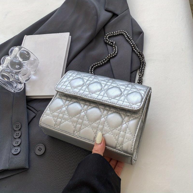 Quilted Crossbody Bag Classic Flap Shoulder Bag