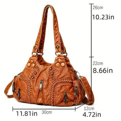 Retro Messenger Crossbody Bag Women's Hobo Handbag