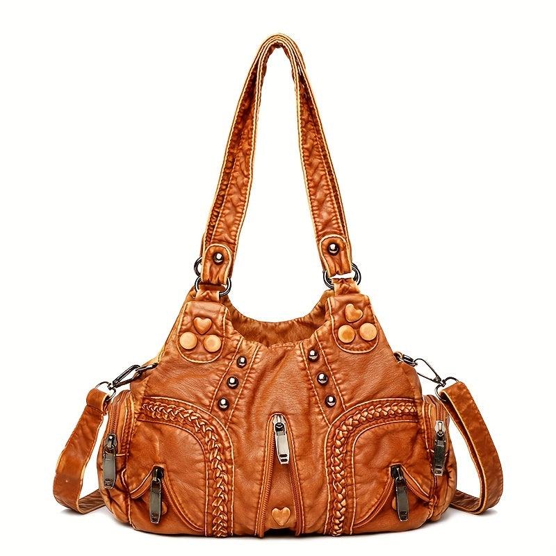 Retro Messenger Crossbody Bag Women's Hobo Handbag