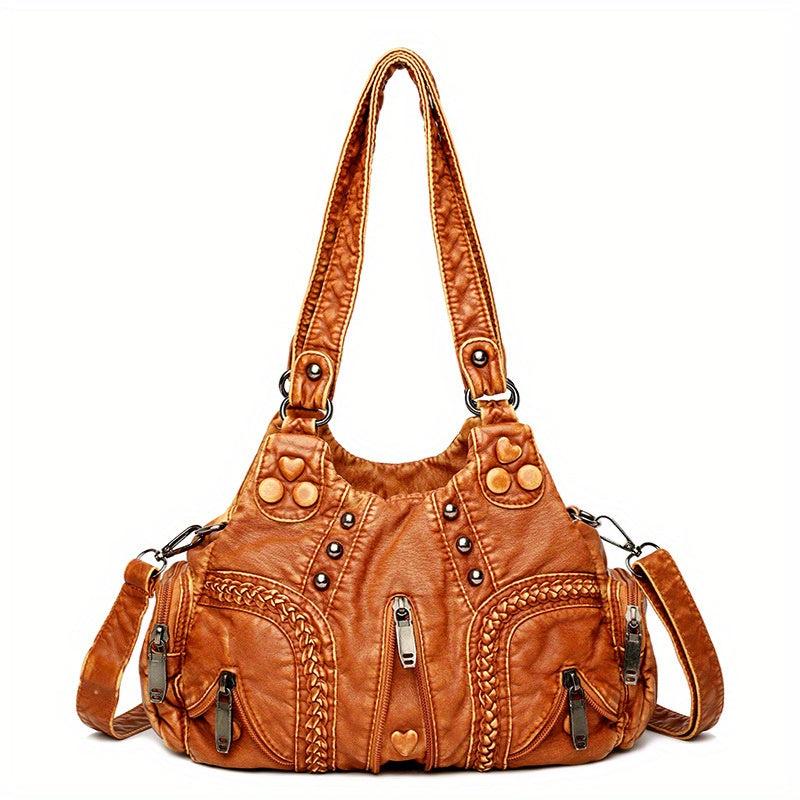 Retro Messenger Crossbody Bag Women's Hobo Handbag