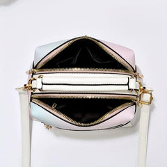 Gradient Satchel Bag Crossbody Bag with Strap