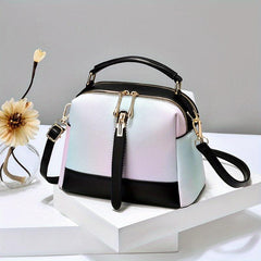 Gradient Satchel Bag Crossbody Bag with Strap