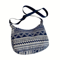 Ethnic Geometric Pattern Shoulder Bag Large Capacity Crossbody Bag
