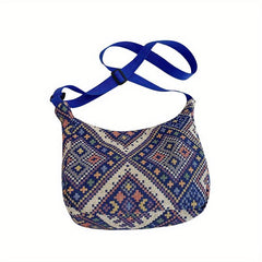 Ethnic Geometric Pattern Shoulder Bag Large Capacity Crossbody Bag