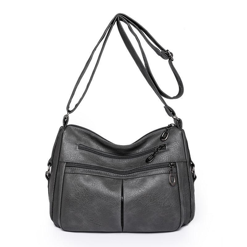 Vintage Style Shoulder Bag for Women, Vegan Leather Crossbody Purse