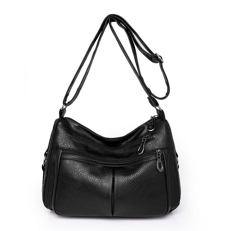 Vintage Style Shoulder Bag for Women, Vegan Leather Crossbody Purse