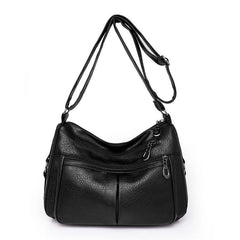 Vintage Style Shoulder Bag for Women, Vegan Leather Crossbody Purse