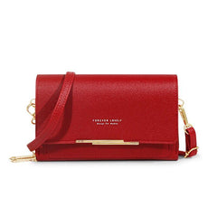 Solid Shoulder Bag Faux Leather Crossbody Bag Casual Purse