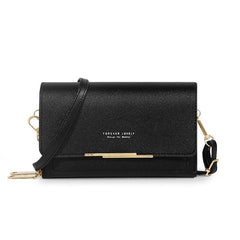 Solid Shoulder Bag Faux Leather Crossbody Bag Casual Purse