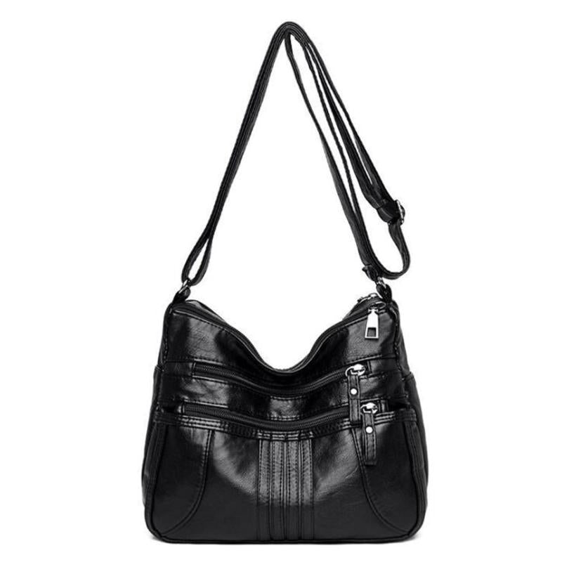 Women's Casual Slouch Bag PU Leather Shoulder Bag Large Capacity Satchel Bag
