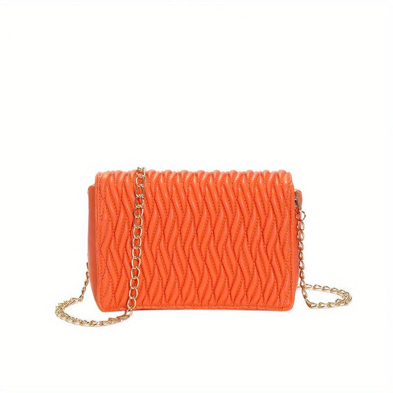 Quilted Crossbody Bag Chain Shoulder Bag For Women