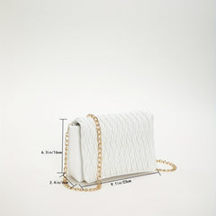 Quilted Crossbody Bag Chain Shoulder Bag For Women