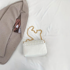 Quilted Crossbody Bag Chain Shoulder Bag For Women