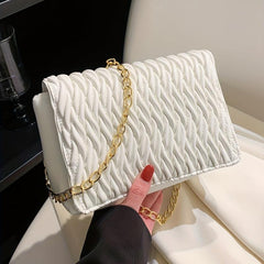 Quilted Crossbody Bag Chain Shoulder Bag For Women
