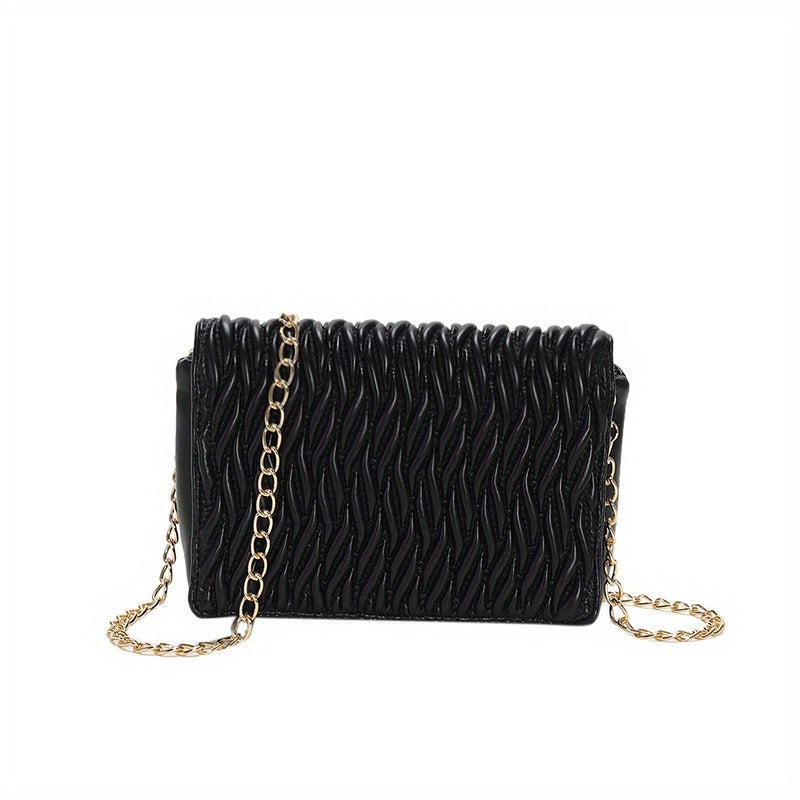 Quilted Crossbody Bag Chain Shoulder Bag For Women