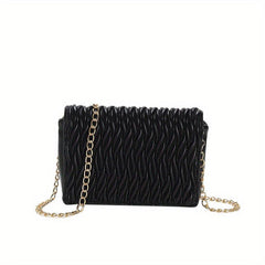 Quilted Crossbody Bag Chain Shoulder Bag For Women