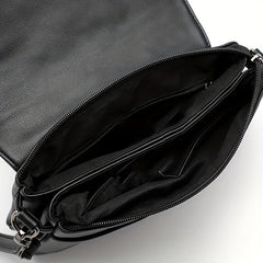 Rivet Steampunk Skull Crossbody Bag PU Leather Textured Bag