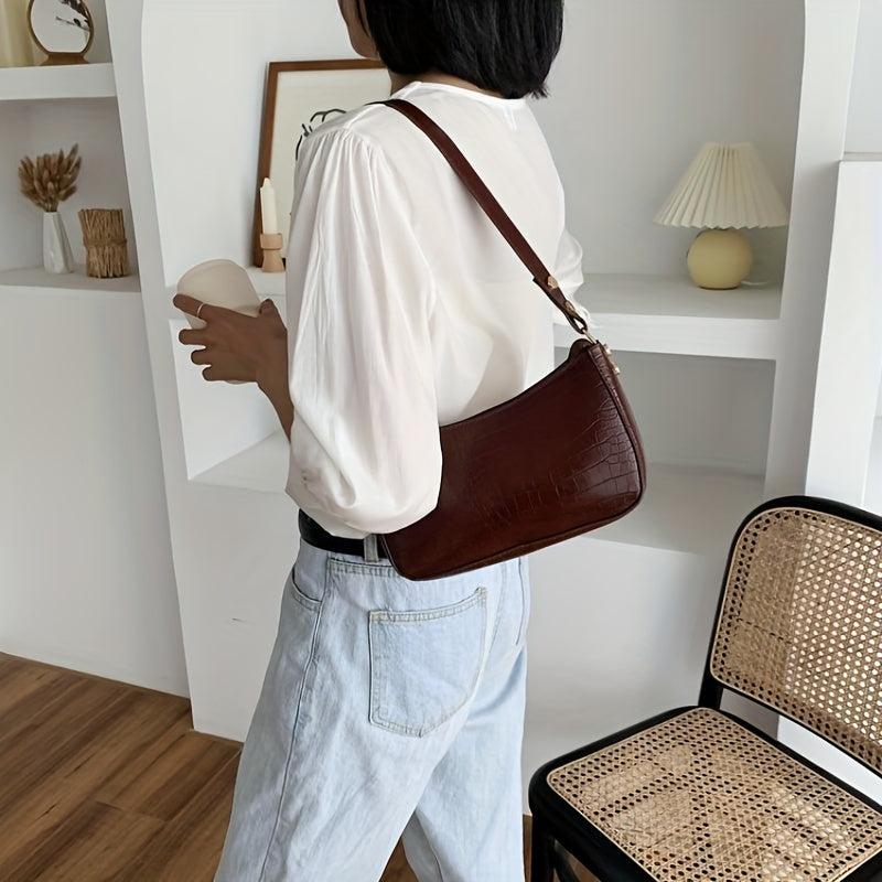 Women's Leather Casual Retro Shoulder Handbag