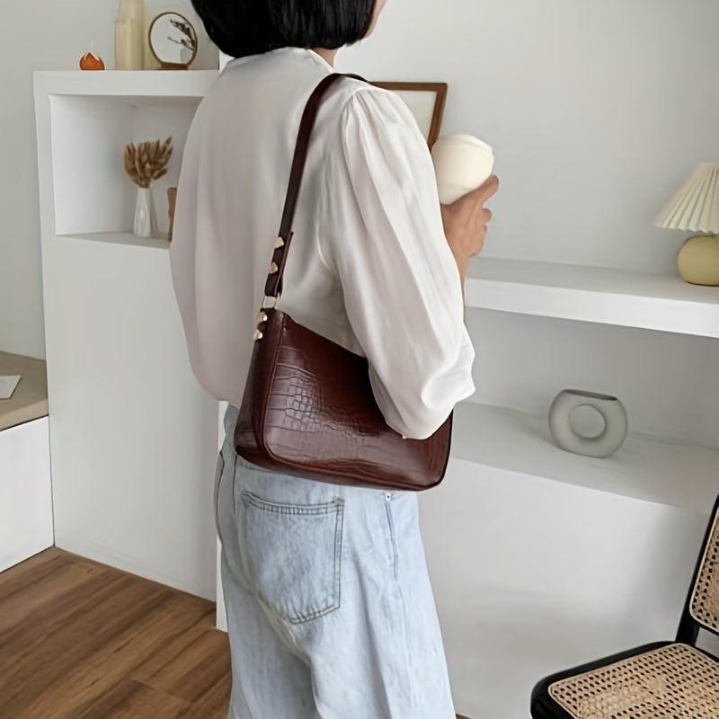 Women's Leather Casual Retro Shoulder Handbag