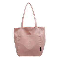 Canvas Shoulder Bag Lightweight Tote for Work & Sports