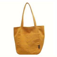 Canvas Shoulder Bag Lightweight Tote for Work & Sports