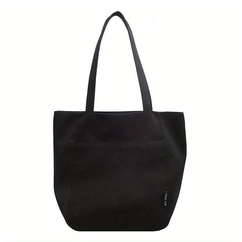 Canvas Shoulder Bag Lightweight Tote for Work & Sports