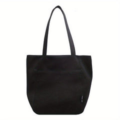 Canvas Shoulder Bag Lightweight Tote for Work & Sports