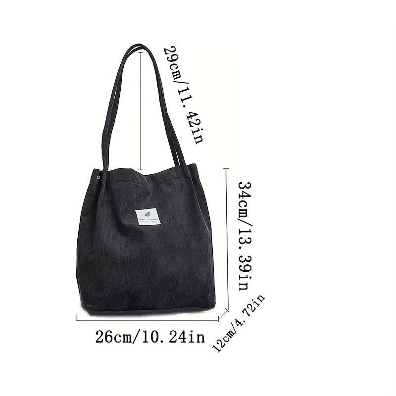 Large Capacity Foldable Shoulder Bag for Casual Wear