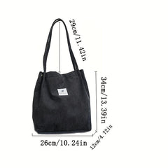Large Capacity Foldable Shoulder Bag for Casual Wear