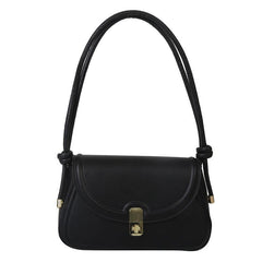 Classic Crossbody Flap Bag PU Leather Textured Shoulder Bag