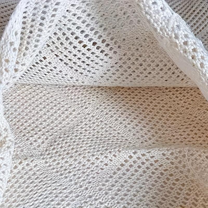 Crochet Shoulder Bag Large Capacity Beach Shopping Bag
