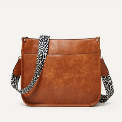Leopard Crossbody Bag Large Capacity Shoulder Bag Women's Purse