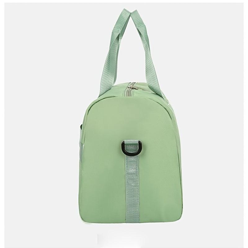 Letter Pattern Sports Handbag Travel Duffle Bag Gym Bag