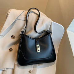 Women's Minimalist Shoulder Bag PU Leather Handbag