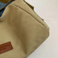 Vintage Canvas Hobo Bag Large Capacity Crossbody Bag