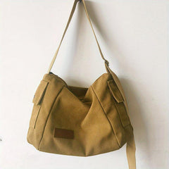 Vintage Canvas Hobo Bag Large Capacity Crossbody Bag