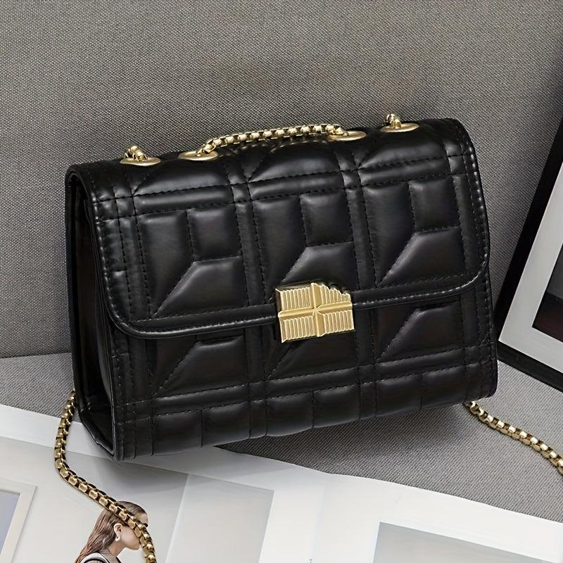 Quilted Chain Crossbody Bag Small Purses