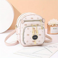 Star Print Crossbody Bag Small Pocket Coin Purse Shoulder Bag