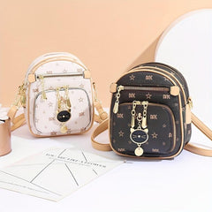 Star Print Crossbody Bag Small Pocket Coin Purse Shoulder Bag
