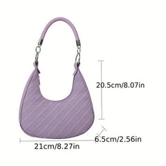 Retro Stylish Shoulder Bag Women's Casual Handbag & Hobo Purse