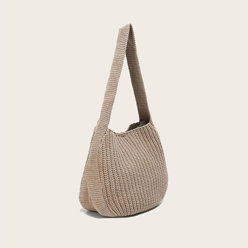 Handwoven Crochet Beach Bag Women's Hobo Bag Large Capacity