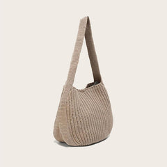 Handwoven Crochet Beach Bag Women's Hobo Bag Large Capacity