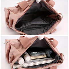 Large Capacity Tote Bag Pockets Shoulder Bag for Shopping & Travel